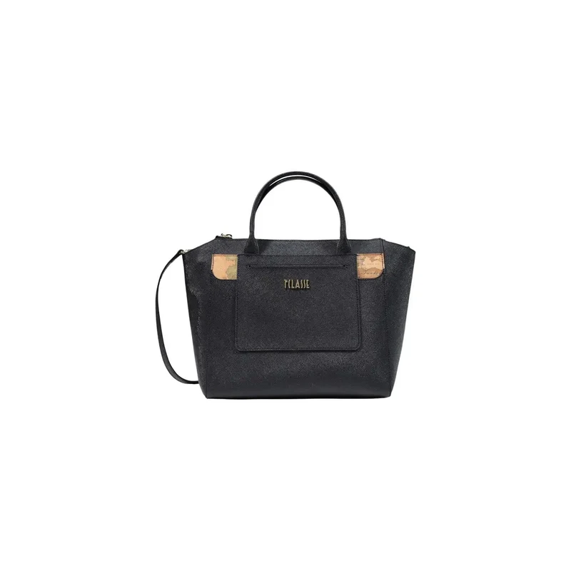 Alviero Martini Damenhandtasche, Schwarz, PVC, B 39 cm