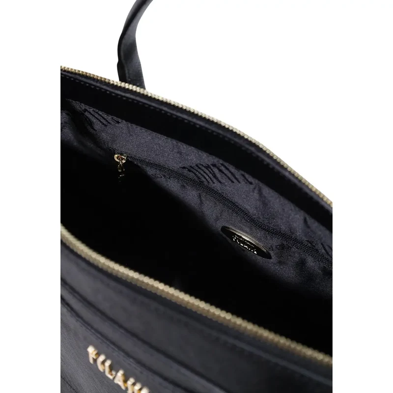 Alviero Martini Damenhandtasche, Schwarz, PVC, B 39 cm