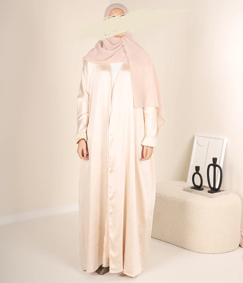 Offene Abaya Dhahiriya - Perle