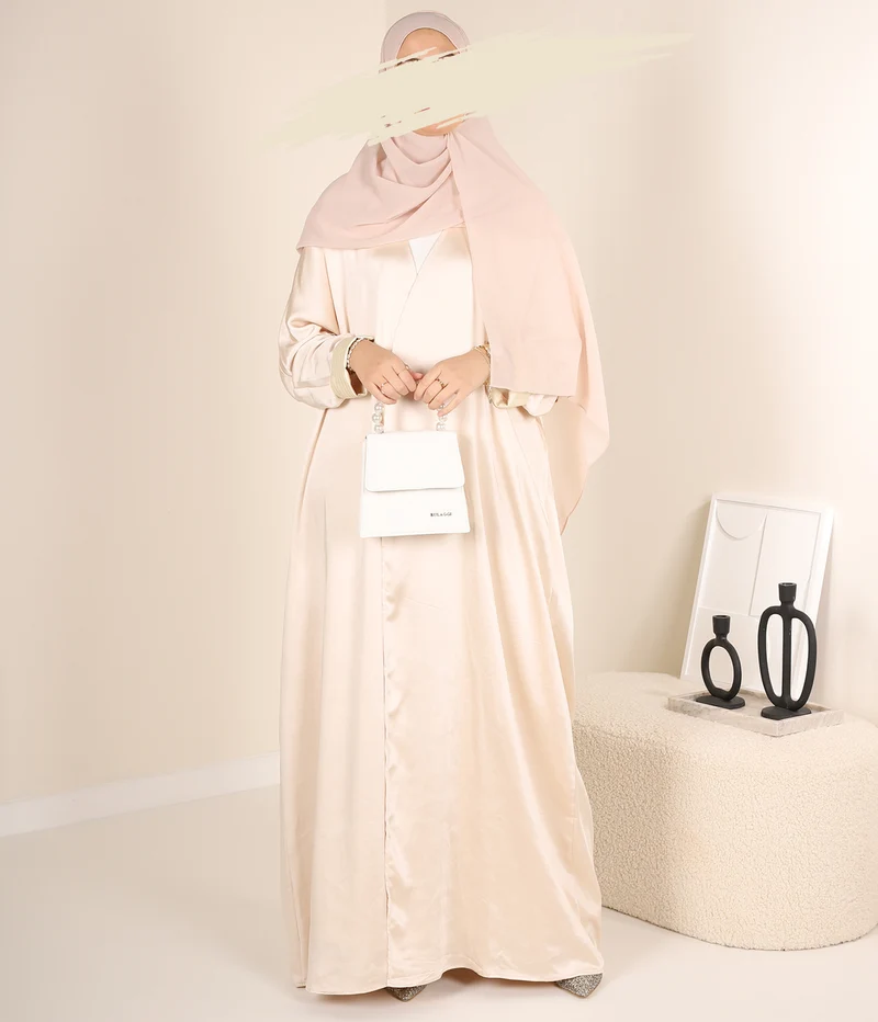 Offene Abaya Dhahiriya - Perle