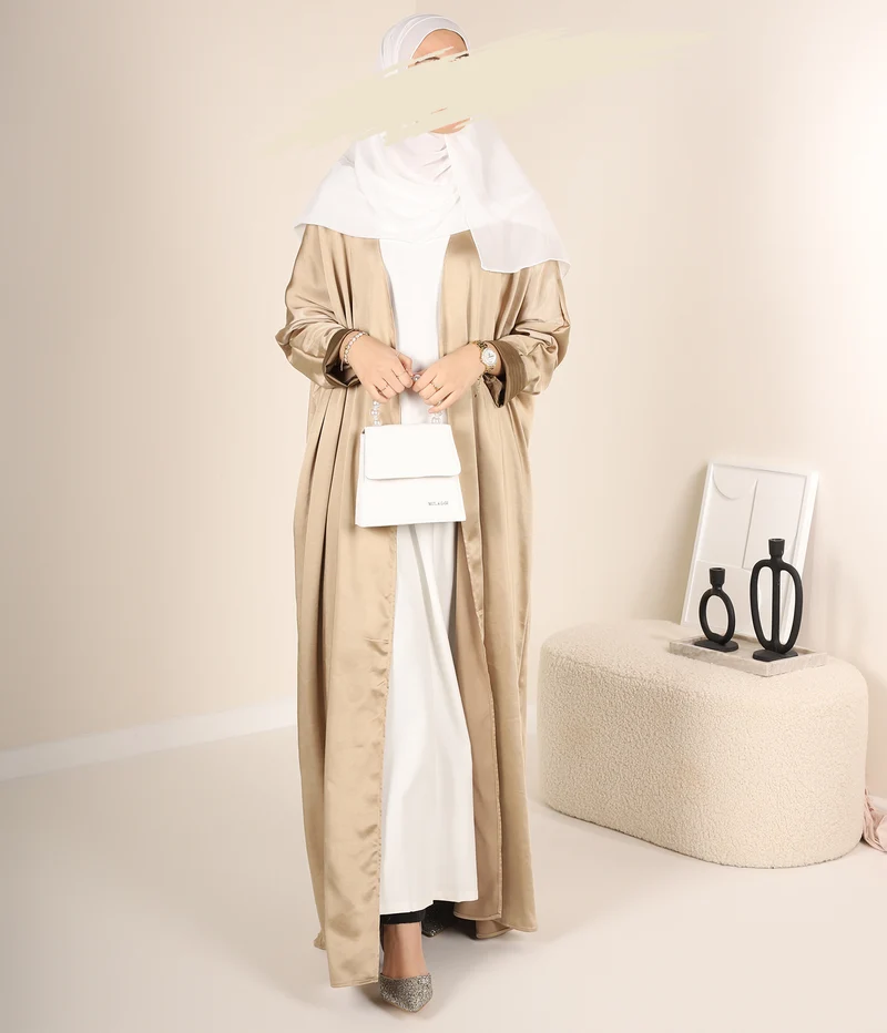 Offene Abaya Dhahiriya – Platinperle