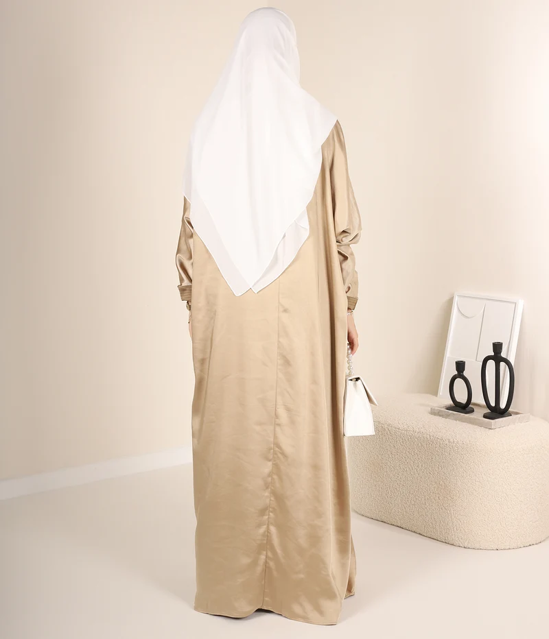 Offene Abaya Dhahiriya – Platinperle