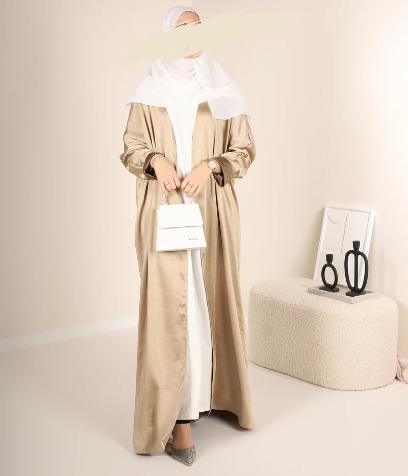 Offene Abaya Dhahiriya – Platinperle