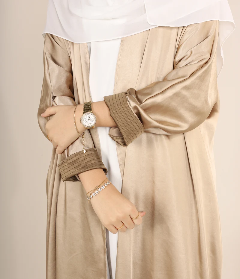 Offene Abaya Dhahiriya – Platinperle