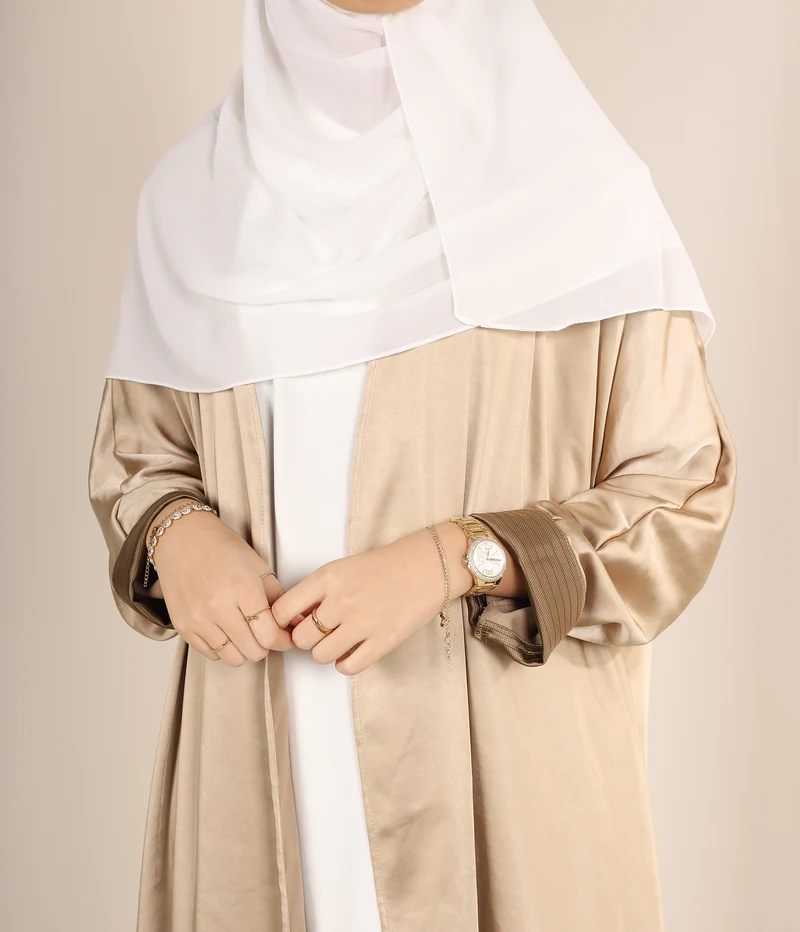 Offene Abaya Dhahiriya – Platinperle