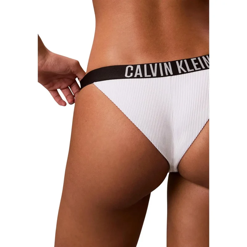 Calvin Klein Jeans Damen Weiße Nylon Brasilianische Strandmode