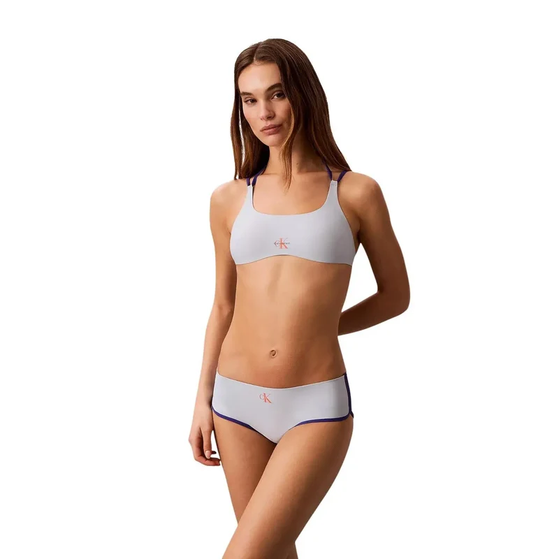 Calvin Klein Damen-Strand-Bralette Hellblau