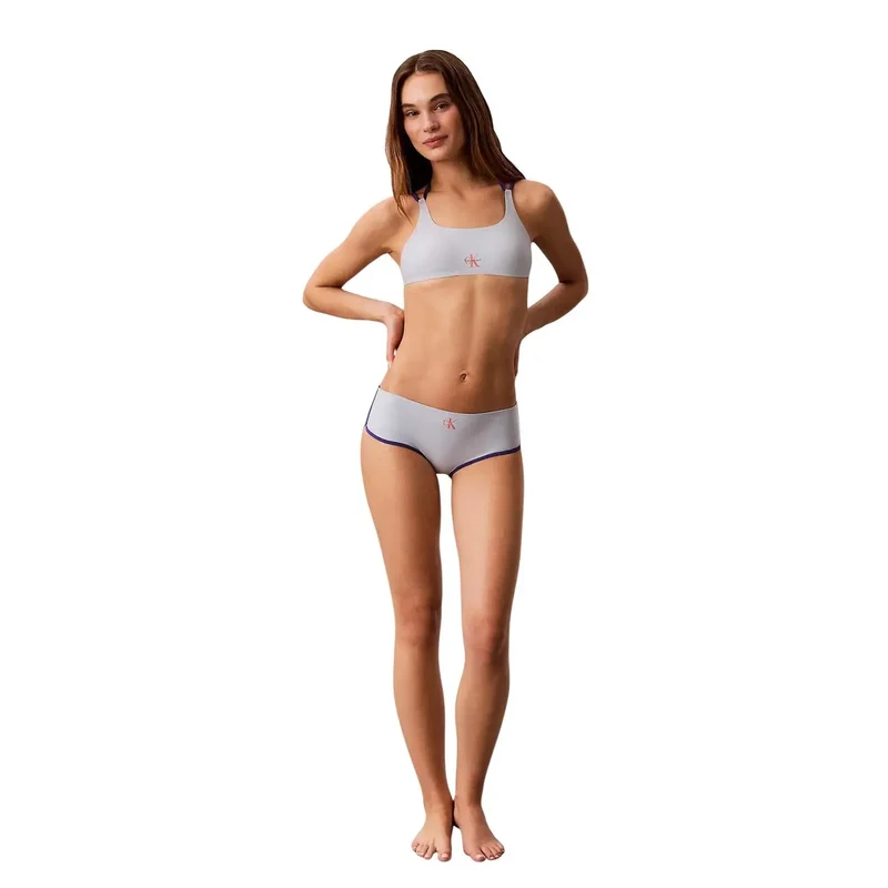 Calvin Klein Damen-Strand-Bralette Hellblau
