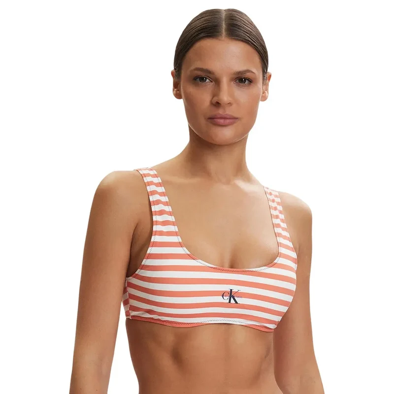 Calvin Klein Damen-Strand-Bralette Hellblau