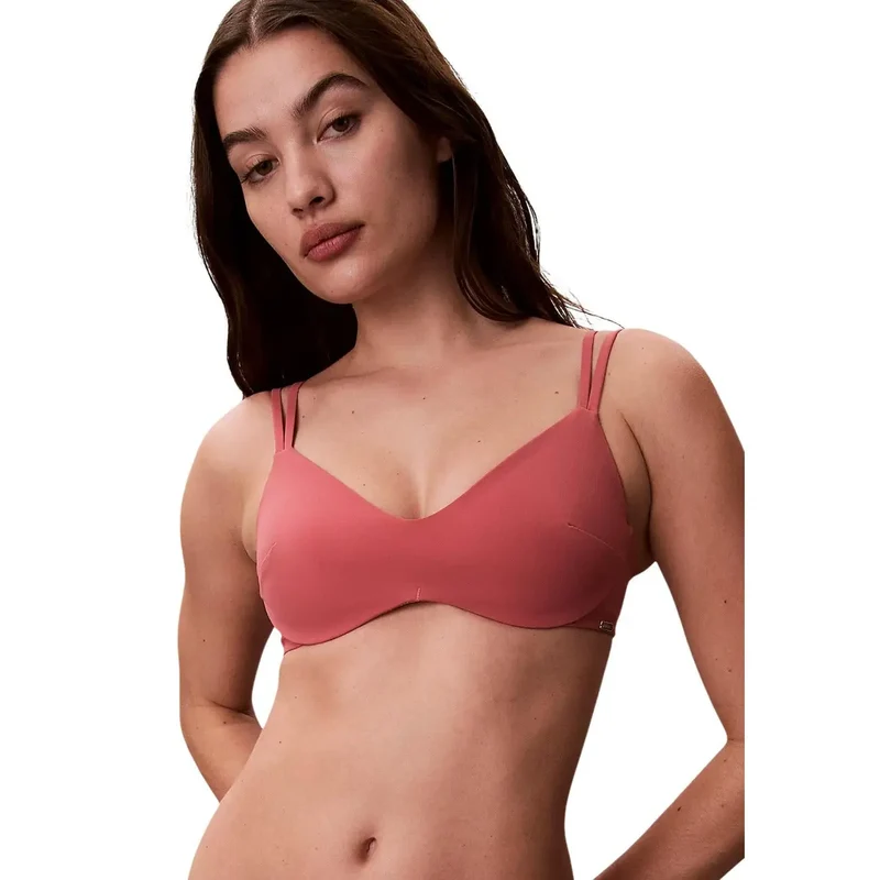 Calvin Klein Damen-Strand-Bralette Hellblau