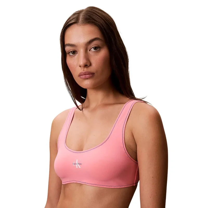 Calvin Klein Damen-Strand-Bralette Hellblau