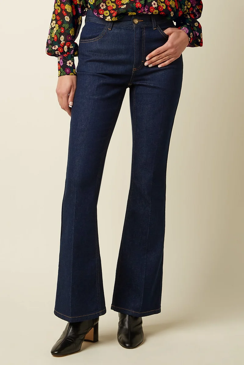 Tammy Flare Pants Onyx Denim