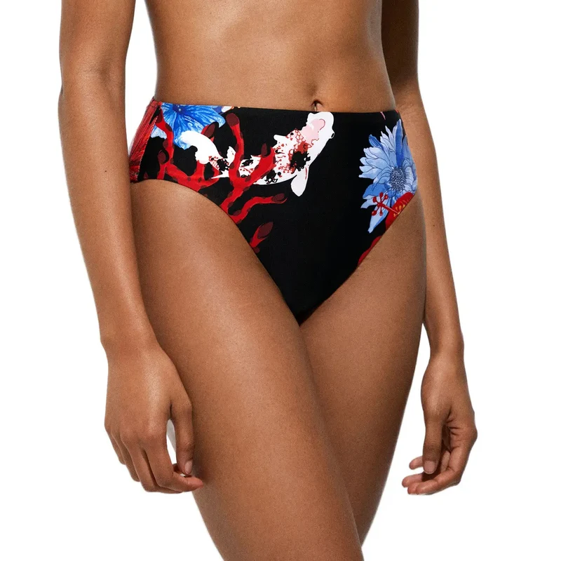Desigual Damen-Badeanzug aus schwarzem Polyamid