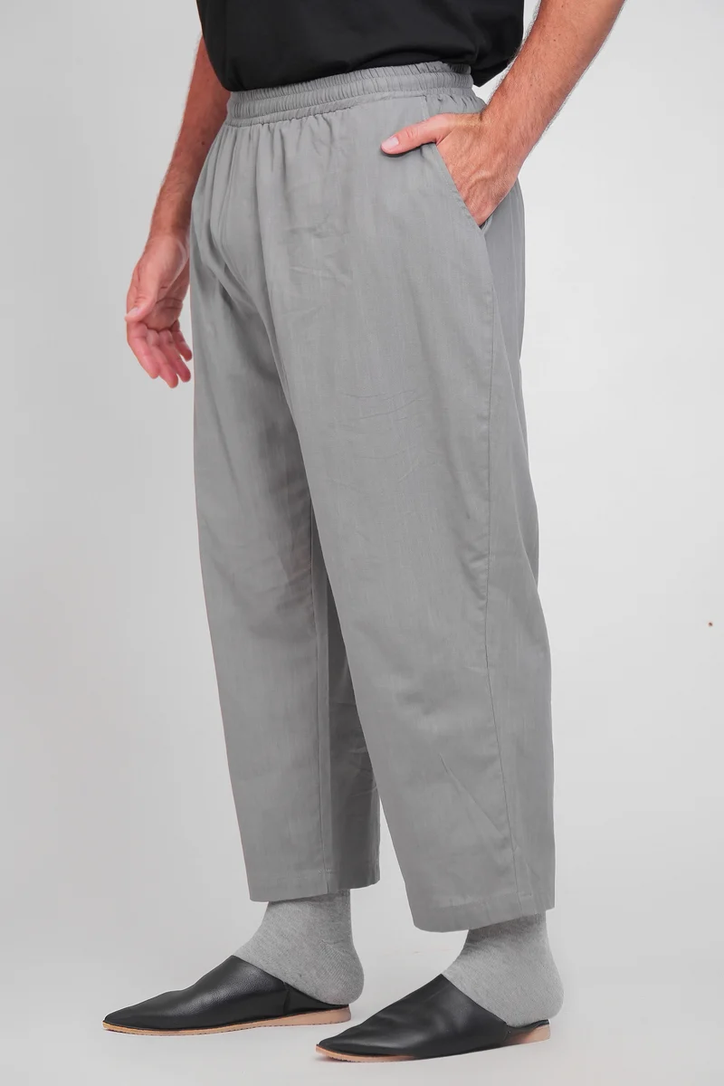 Hose Classic Mastor Leinen - Asche