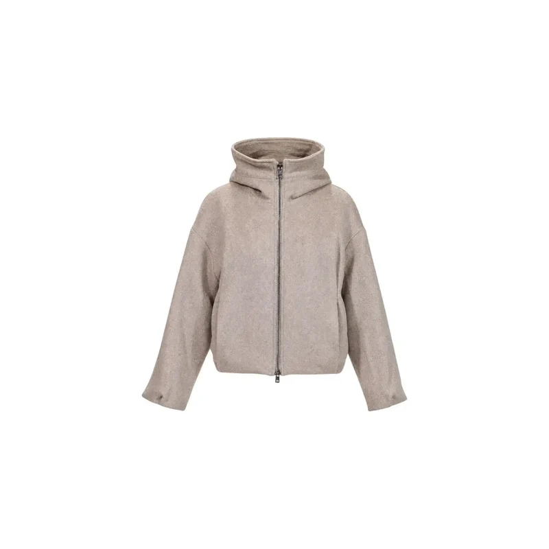 Choral Damen-Rollkragenblazer aus Wollmischung, Beige