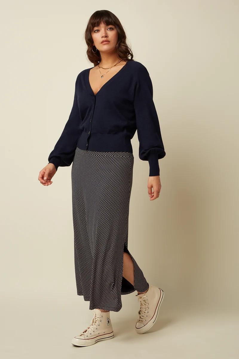 Border Midi Skirt Piper