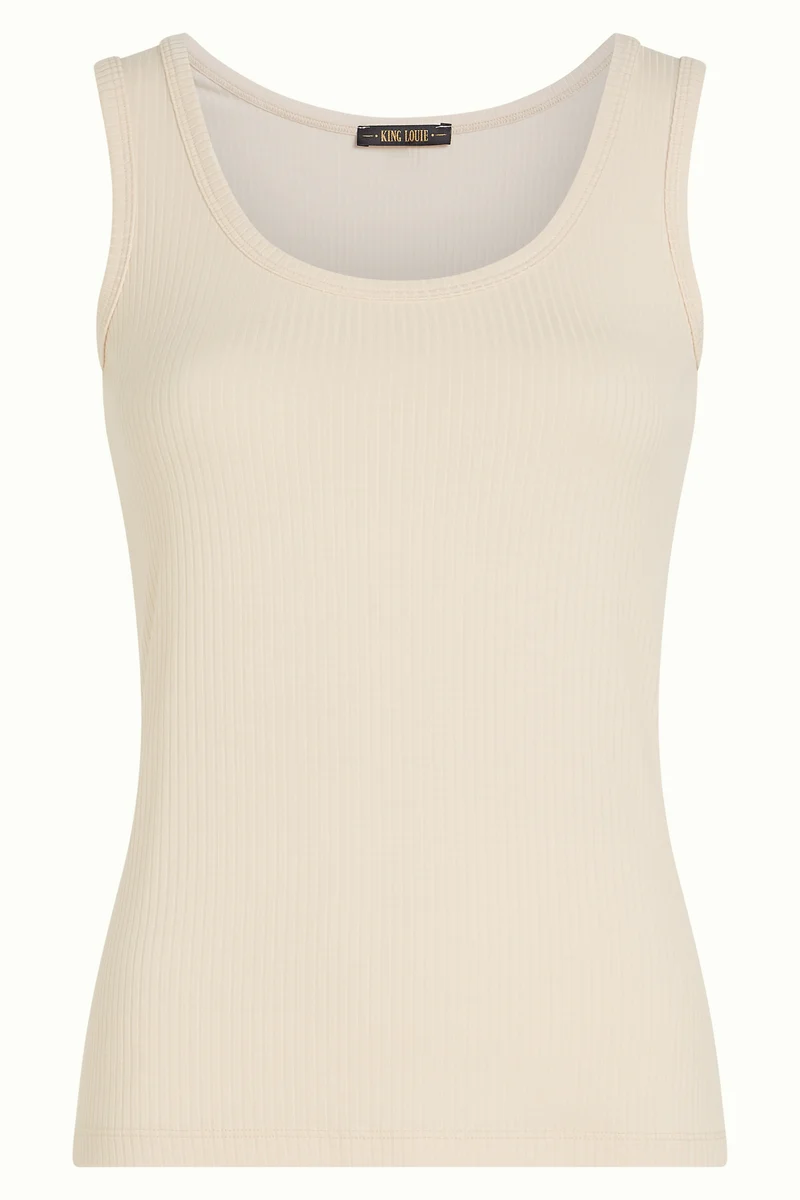 Brigitta Camisole Uni Rib