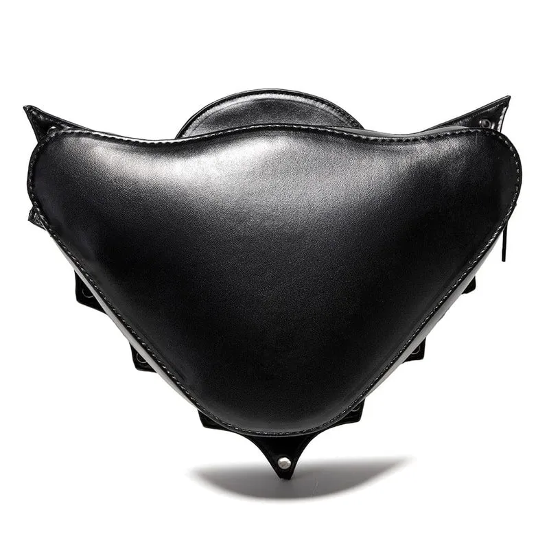 Gothic-Tasche für Damen mit Fledermausflügel-Totenkopf-Motiv
