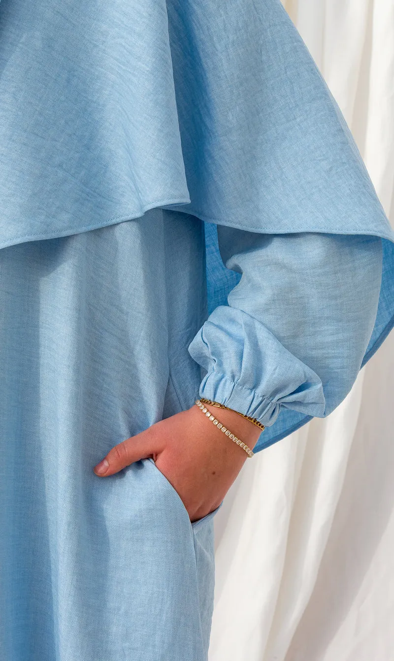 3baya Essential + Hijab - Himmelblau