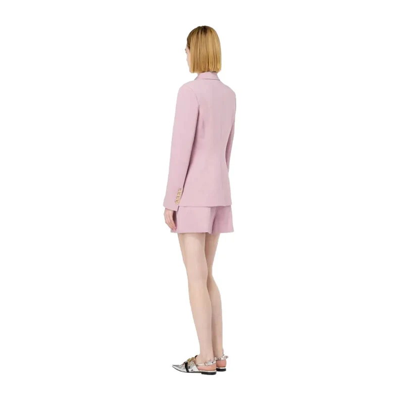 Pinko Damenblazer, lila, Polyester, Reverstasche