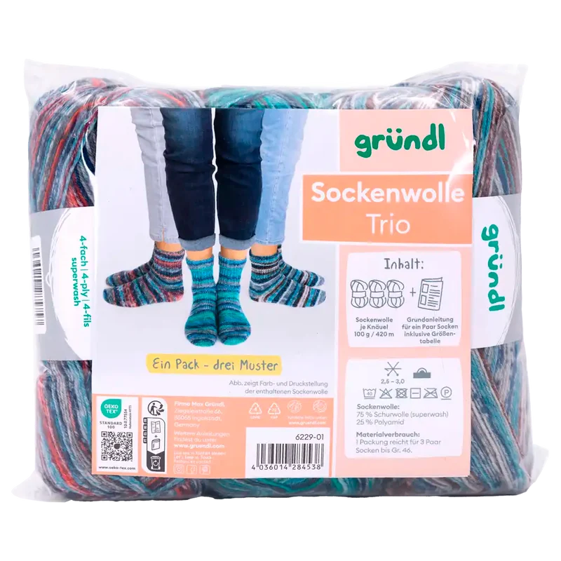 Sockenwolle Trio