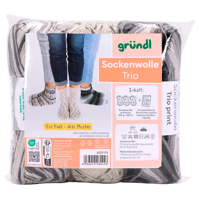 Sockenwolle Trio
