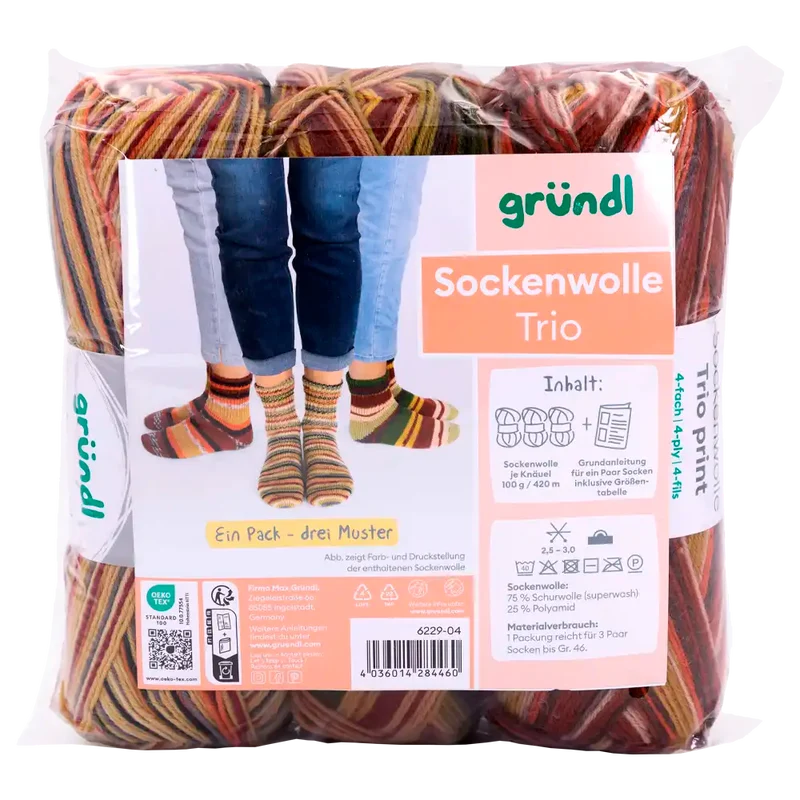 Sockenwolle Trio