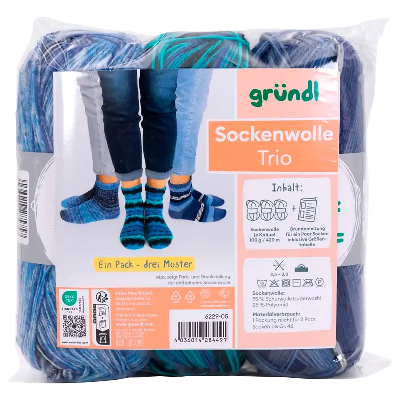 Sockenwolle Trio