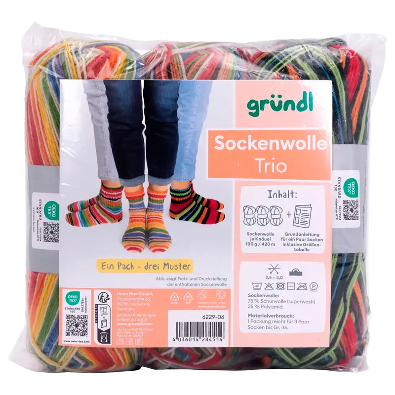 Sockenwolle Trio