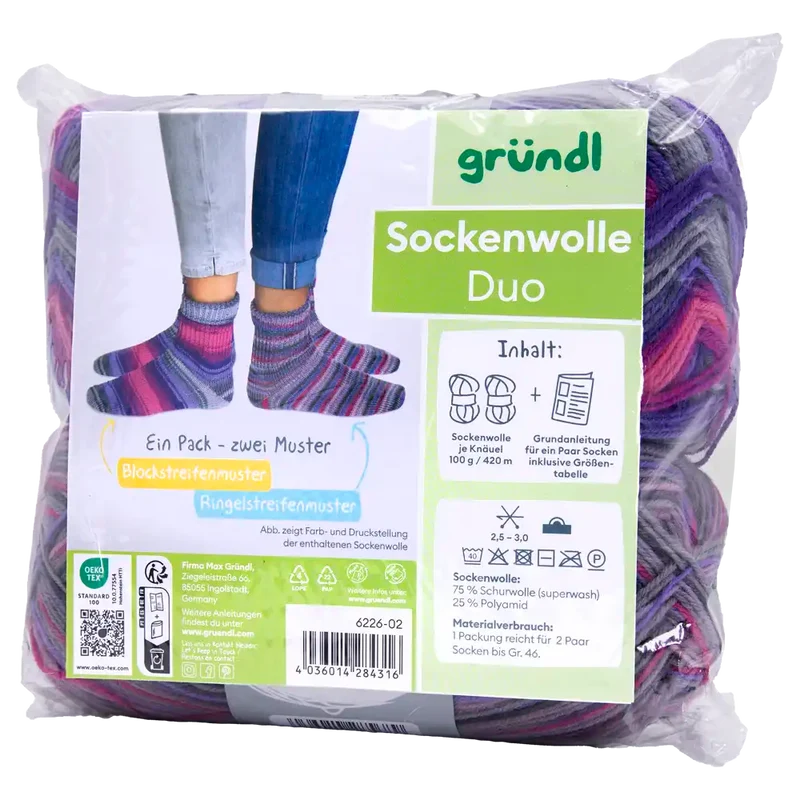Sockenwolle Duo