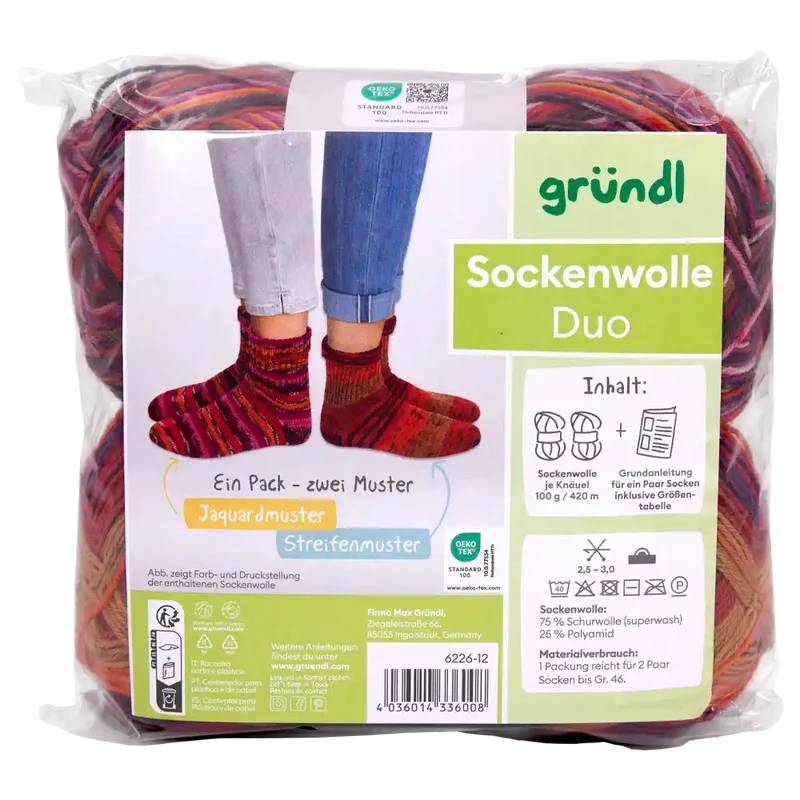Sockenwolle Duo