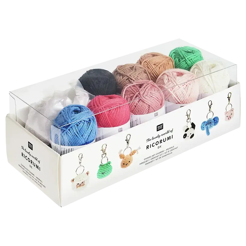 Schlüsselanhänger Chingu Animals (Ricorumi Häkelset)