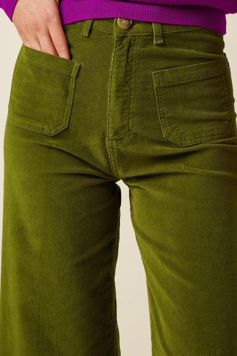 Paige Pocket Pants Baby Cord