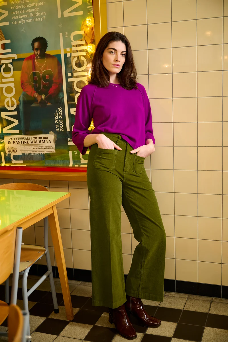 Paige Pocket Pants Baby Cord