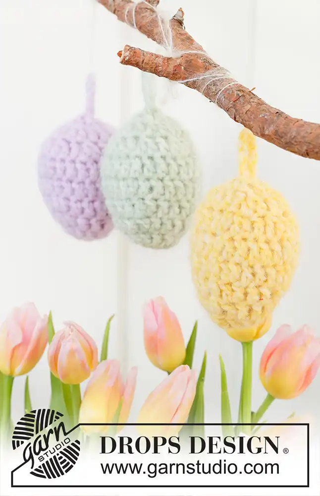 Anhänger Easter Eggs (Häkelset)
