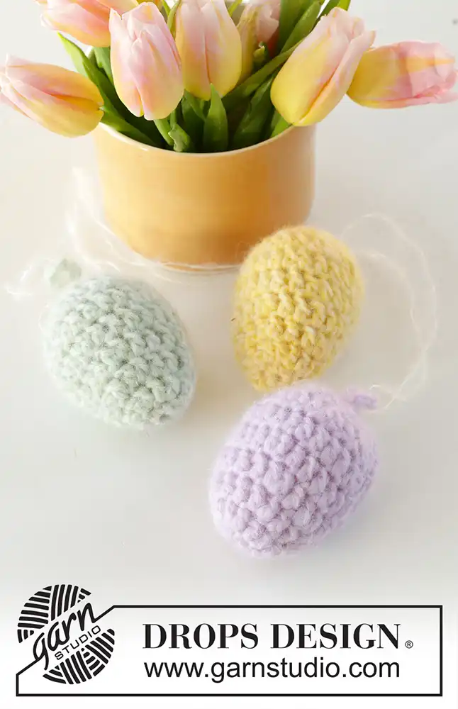 Anhänger Easter Eggs (Häkelset)
