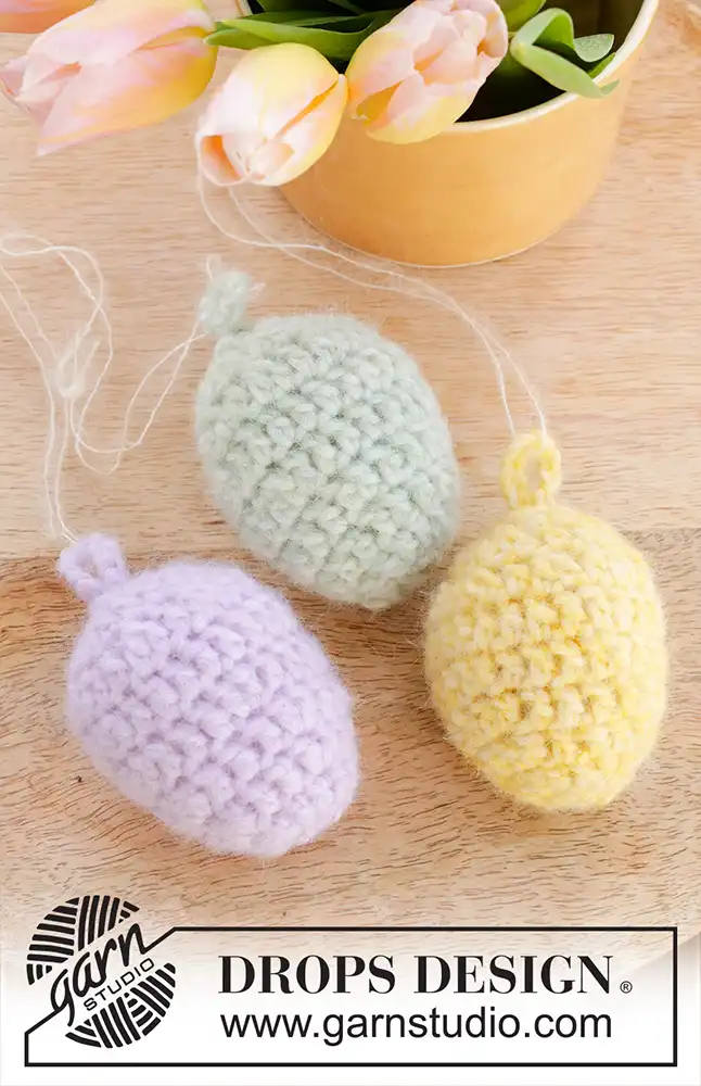 Anhänger Easter Eggs (Häkelset)