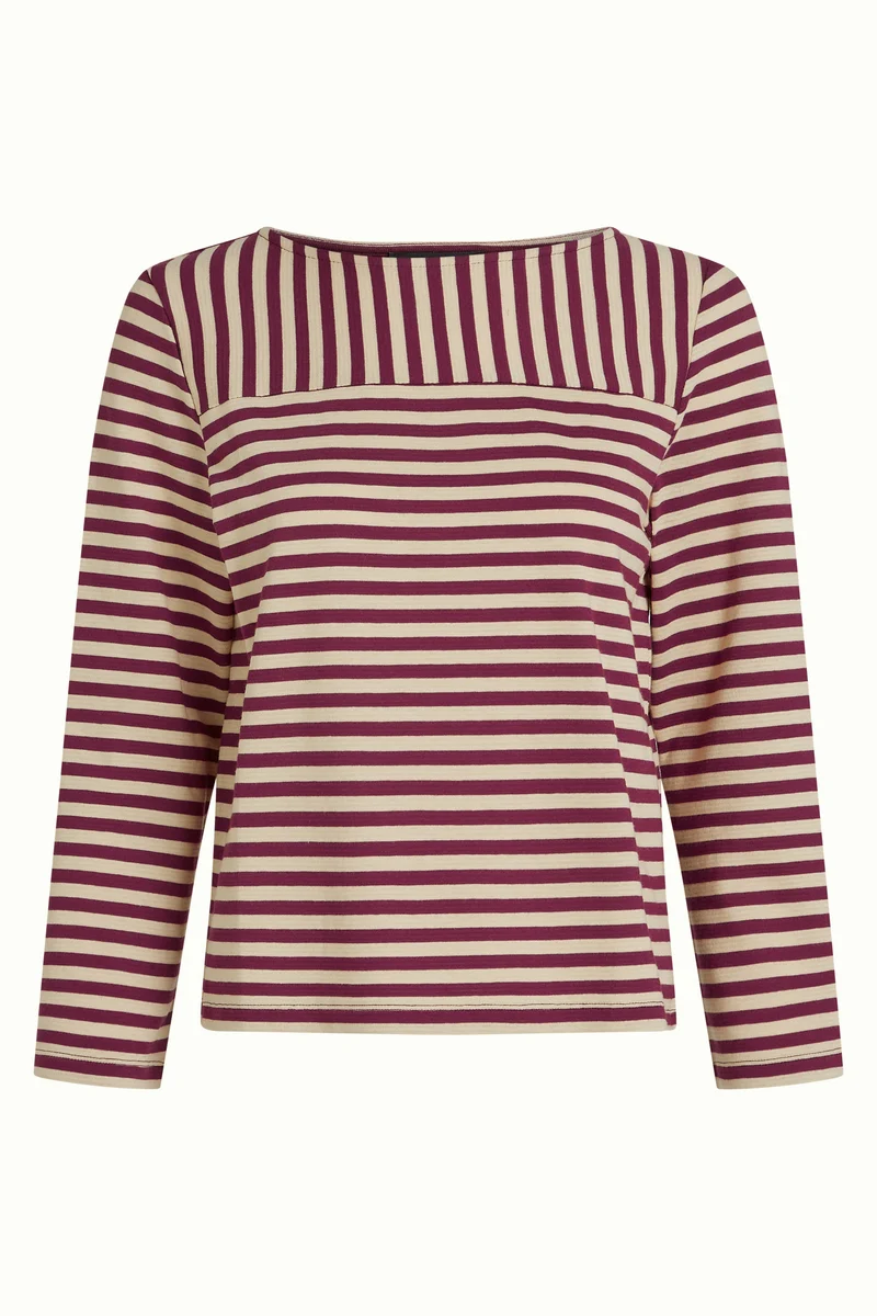 Boatneck Yoke Top Chopito Stripe