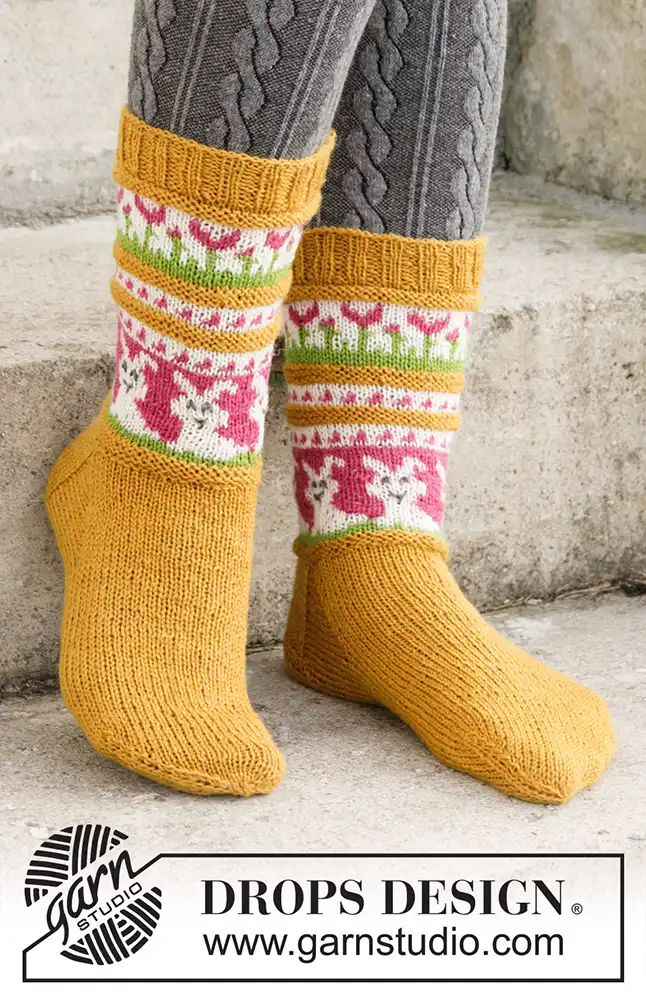 Socken Bunny Dance (Strickset)