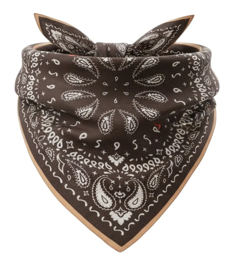 Bandana in cashmere 'Printed Square'