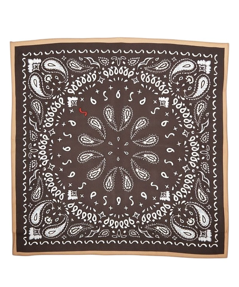 Bandana in cashmere 'Printed Square'