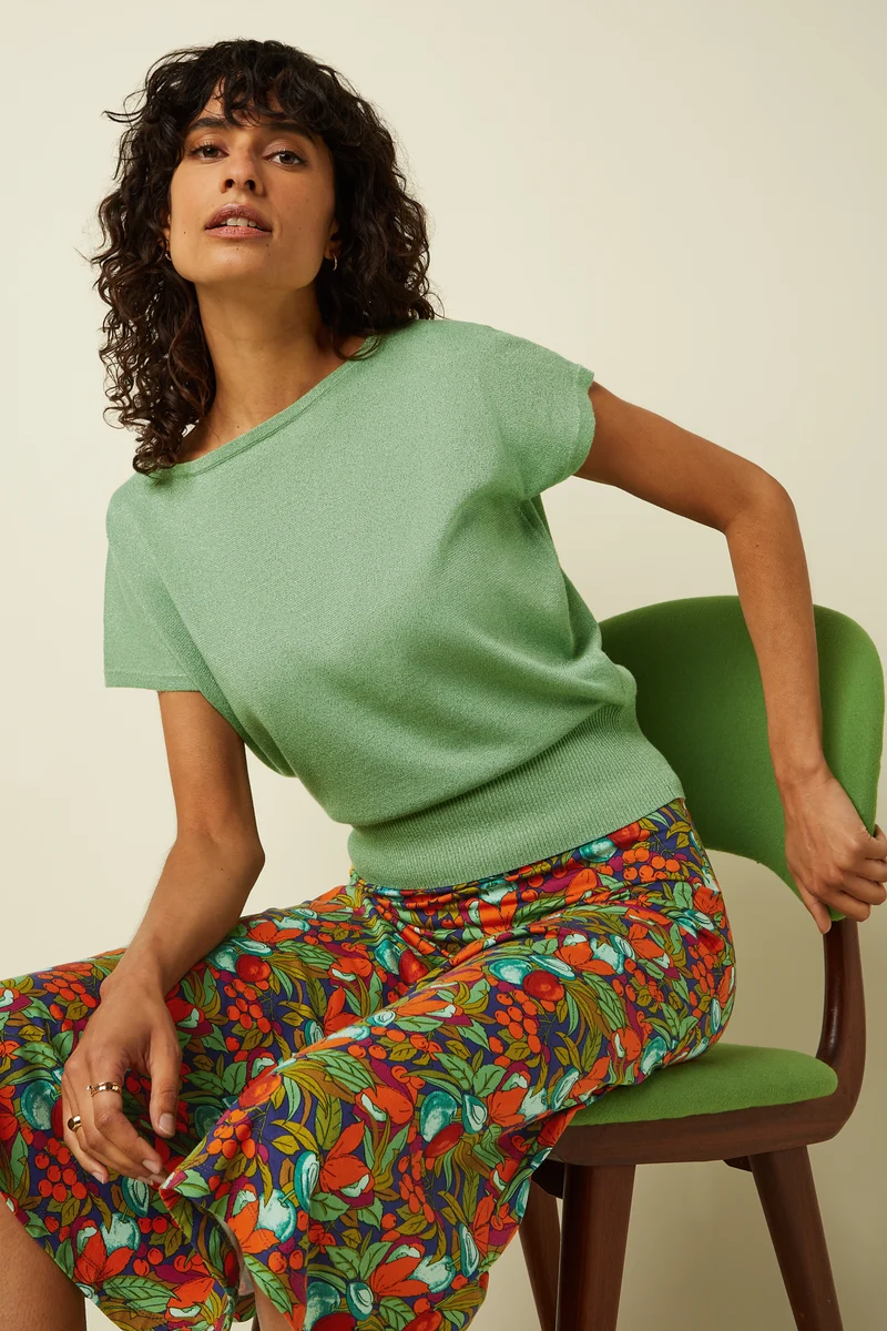 Laia Knit Top Lapis