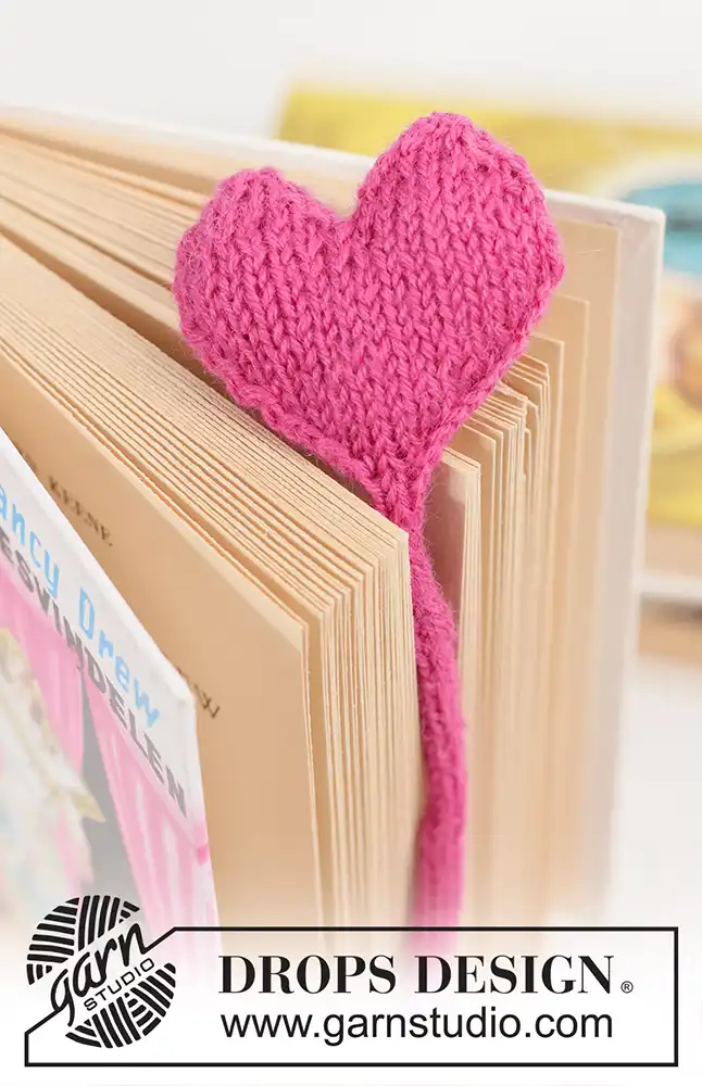 Lesezeichen Storybook Heart (Strickset)