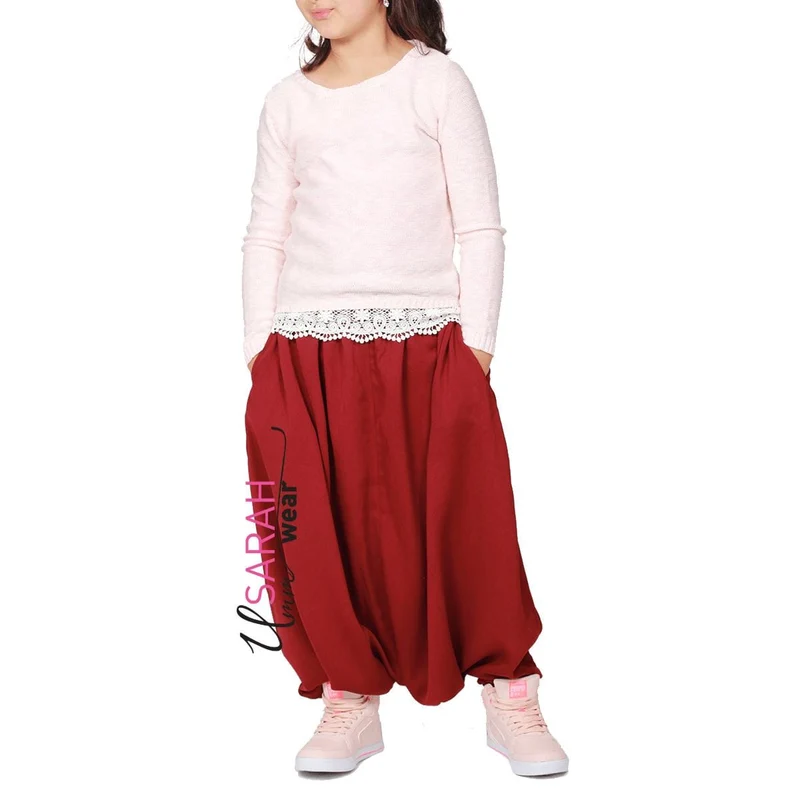 Hosenrock Mädchen Bordeaux