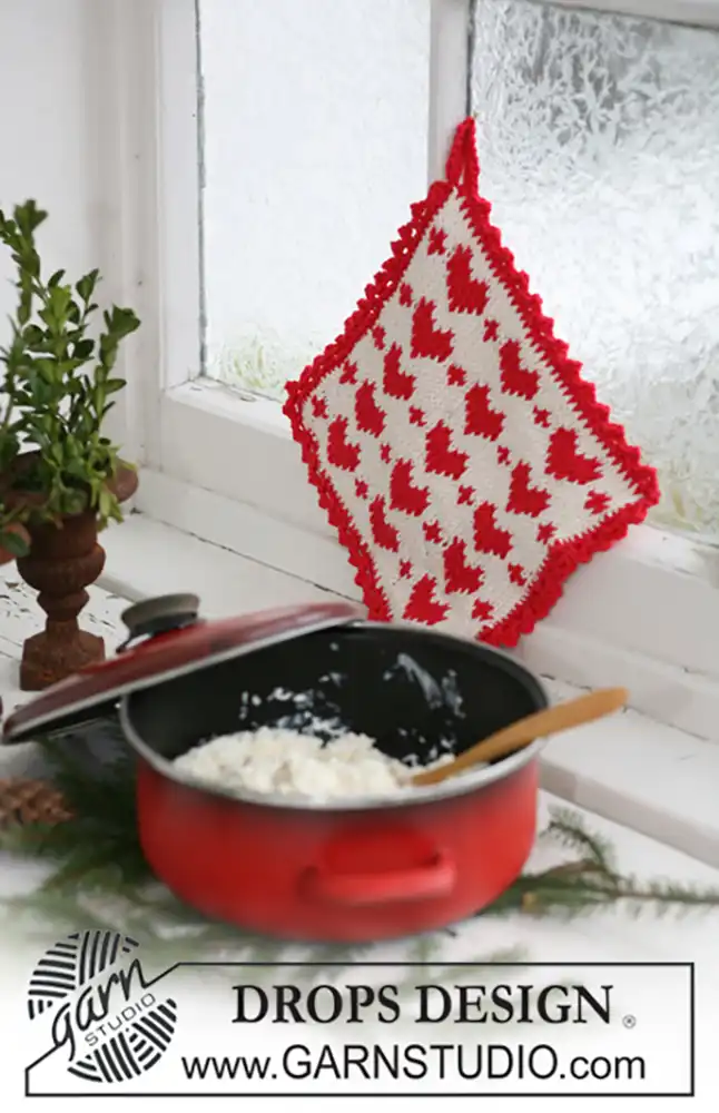 Topflappen Lovely Cooking (Strickset)