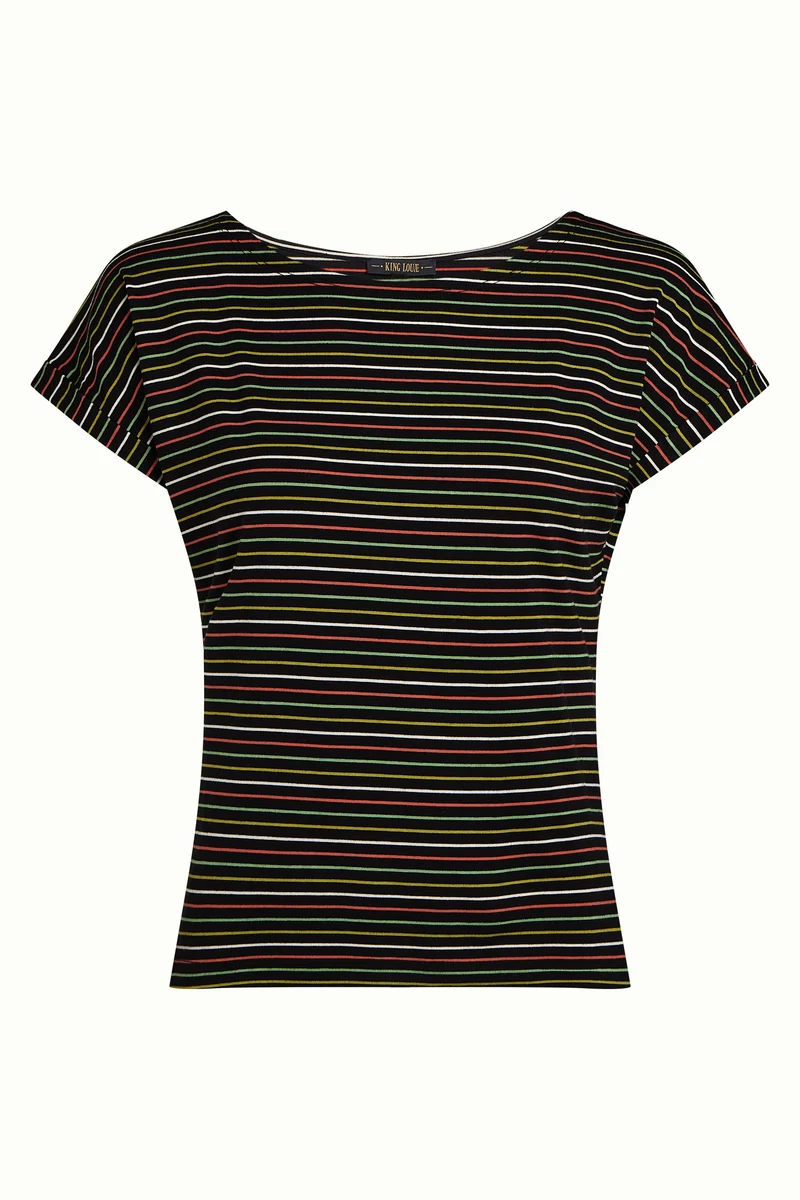 Aria Top Menchini Stripe