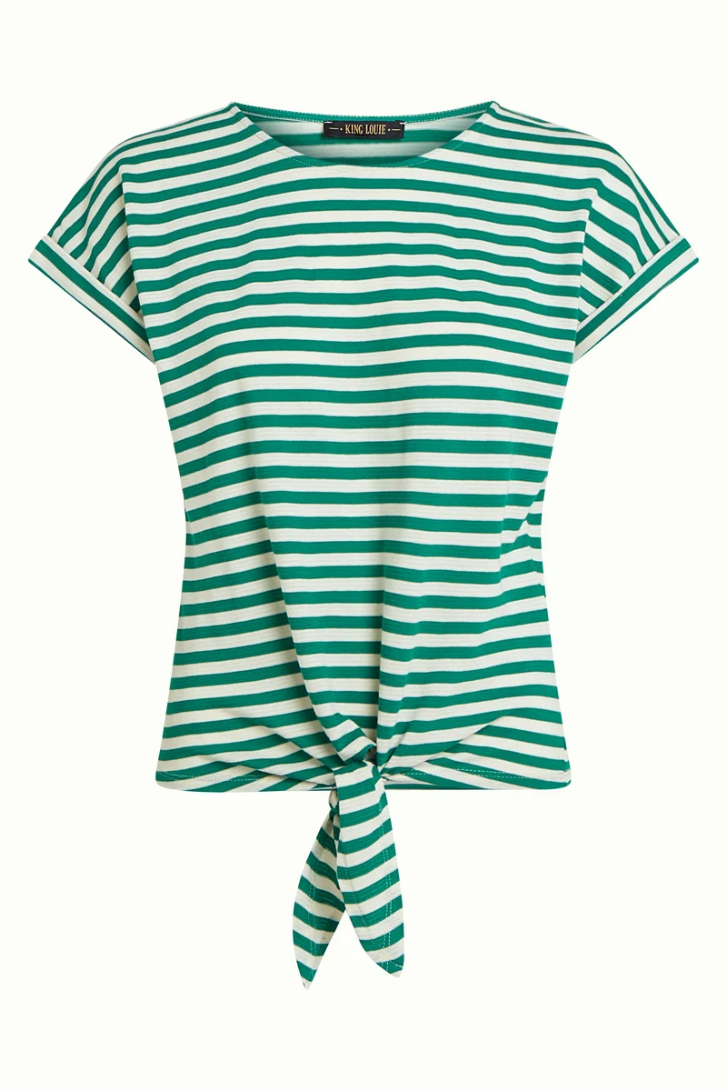 Aria Knot Shirt Chopito Stripe