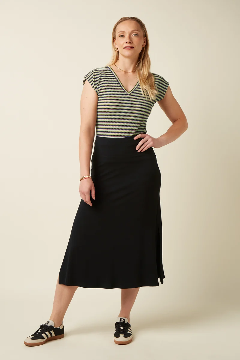 Double V Top Beebop Stripe