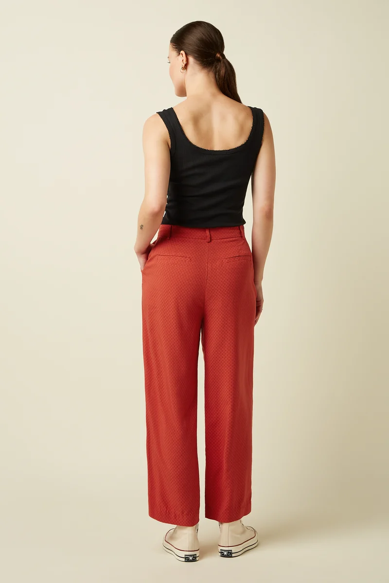 Fintan Cropped Pants Deniz