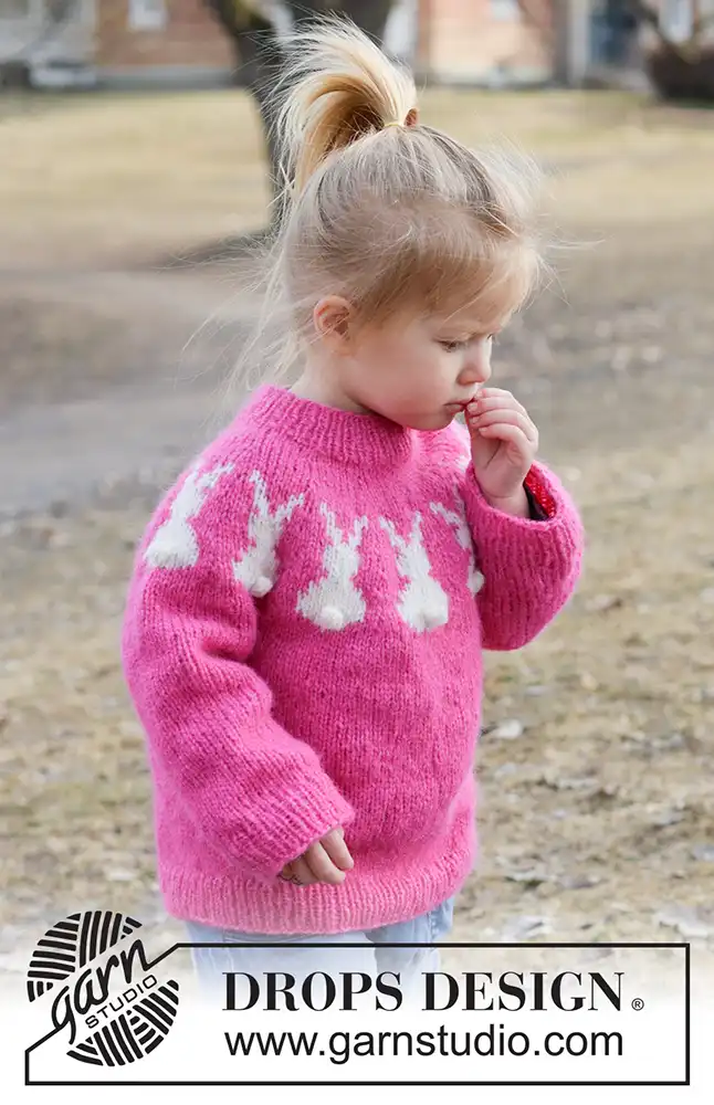 Pullover Bunny Bloom (Strickset)